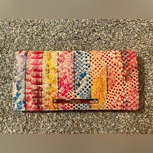 Brahmin Colorful Snakeskin Wallet